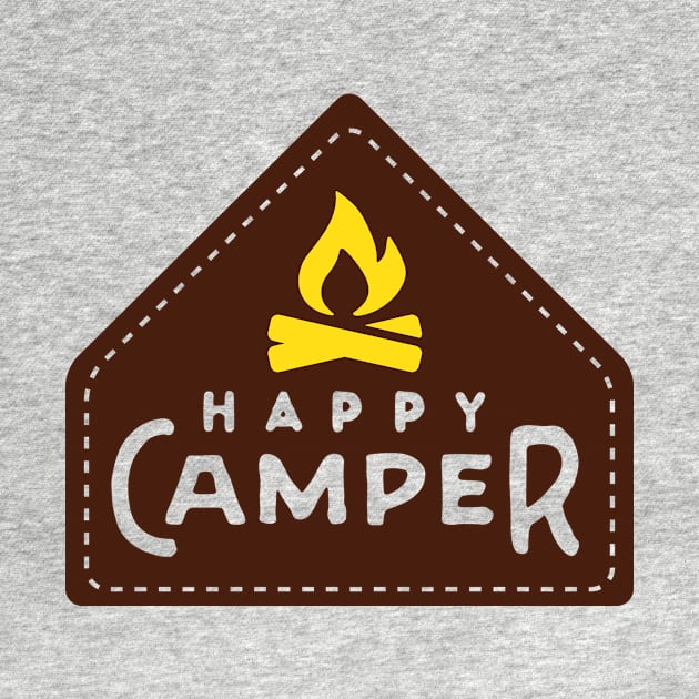 Camping: Happy Camper by nektarinchen